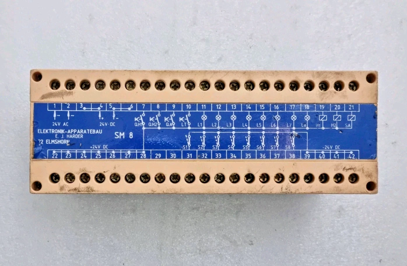 ELEKTRONIK-APPARATEBAU E.J. HARDER SM 8 SAFETY RELAY SM8
